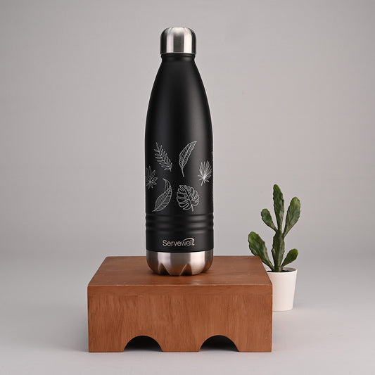 Indus - SS Vacuum Bottle 500 ml - Autumn Jet Black