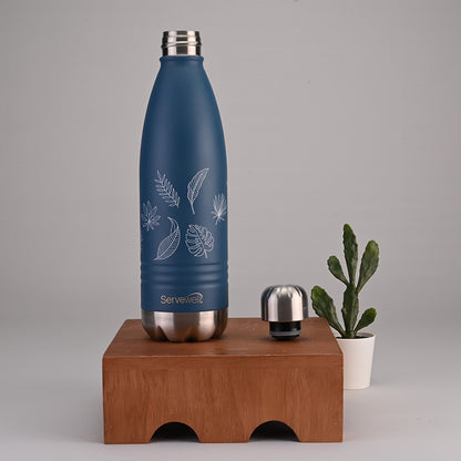 Indus - SS Vacuum Bottle 500 ml - Autumn Imperial Blue