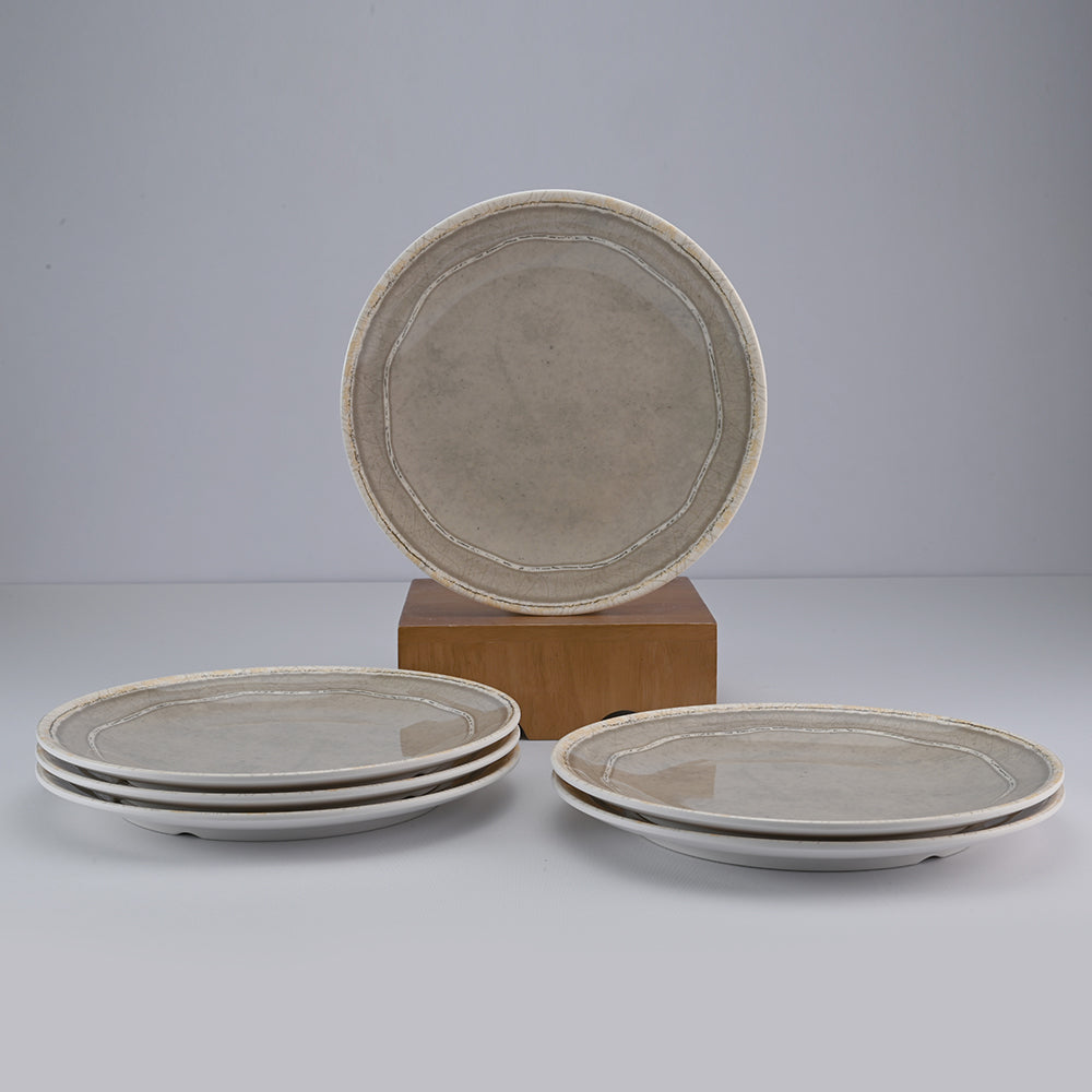 6 pc Small Plate Set 19 cm - Ancient Sand