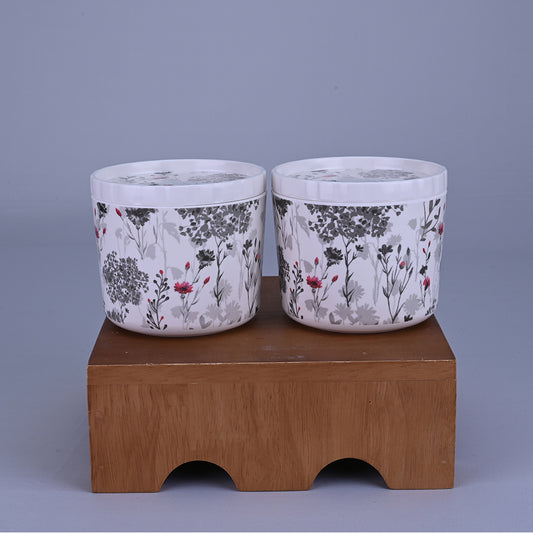 2 pc Elegant Jar Set 700 ml - Winter Time