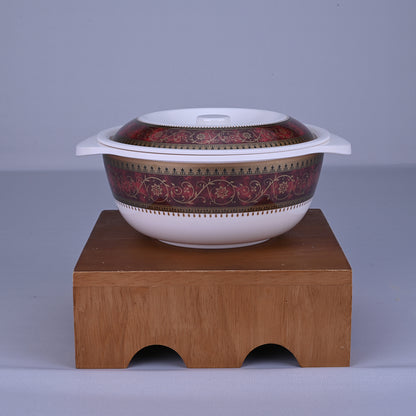 2 pc Serving Bowl with Lid Set Rnd 19 cm - Leela