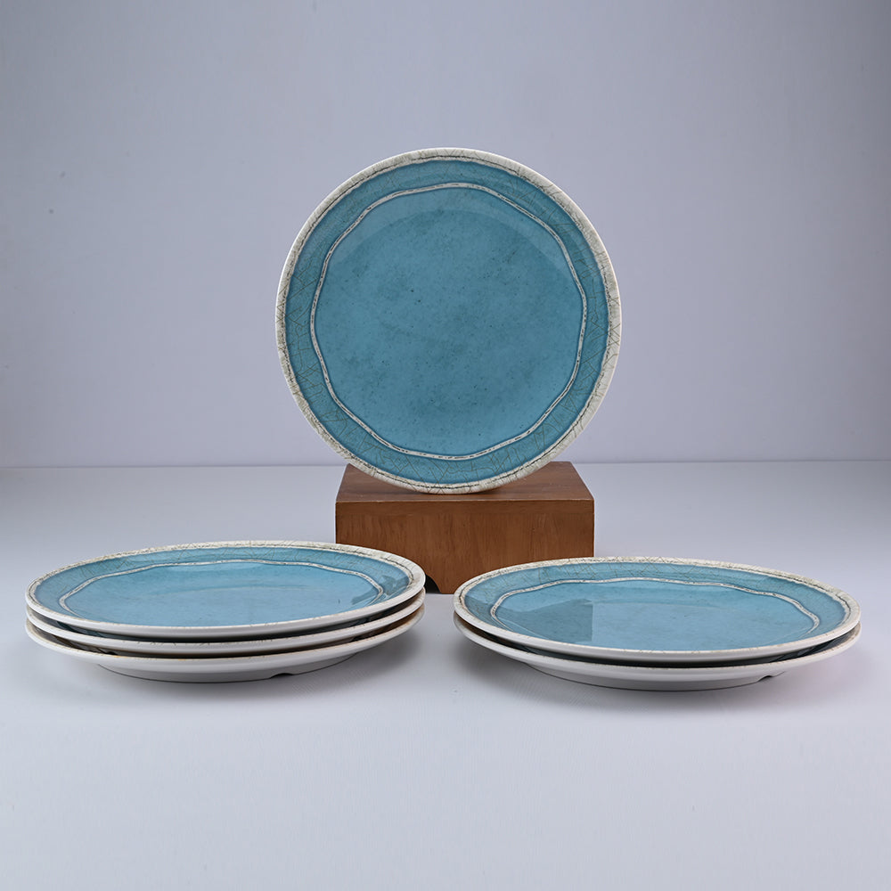 6 pc Side Plate Set 19 cm - Ancient Sea