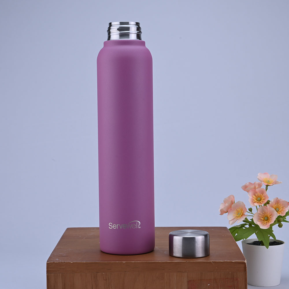 Sleek Single Wall Bottle - Pastel Purple