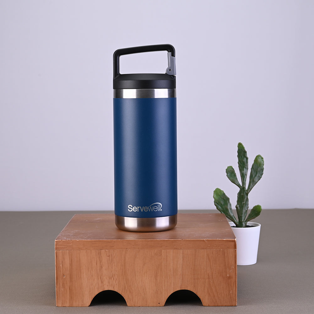 Texas  SS Vacuum Bottle 500 ml - Navy Blue