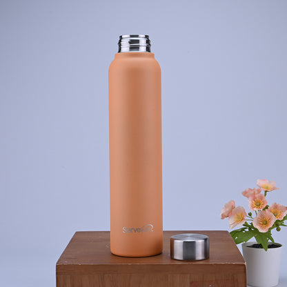 Sleek Single Wall Bottle - Pastel Orange