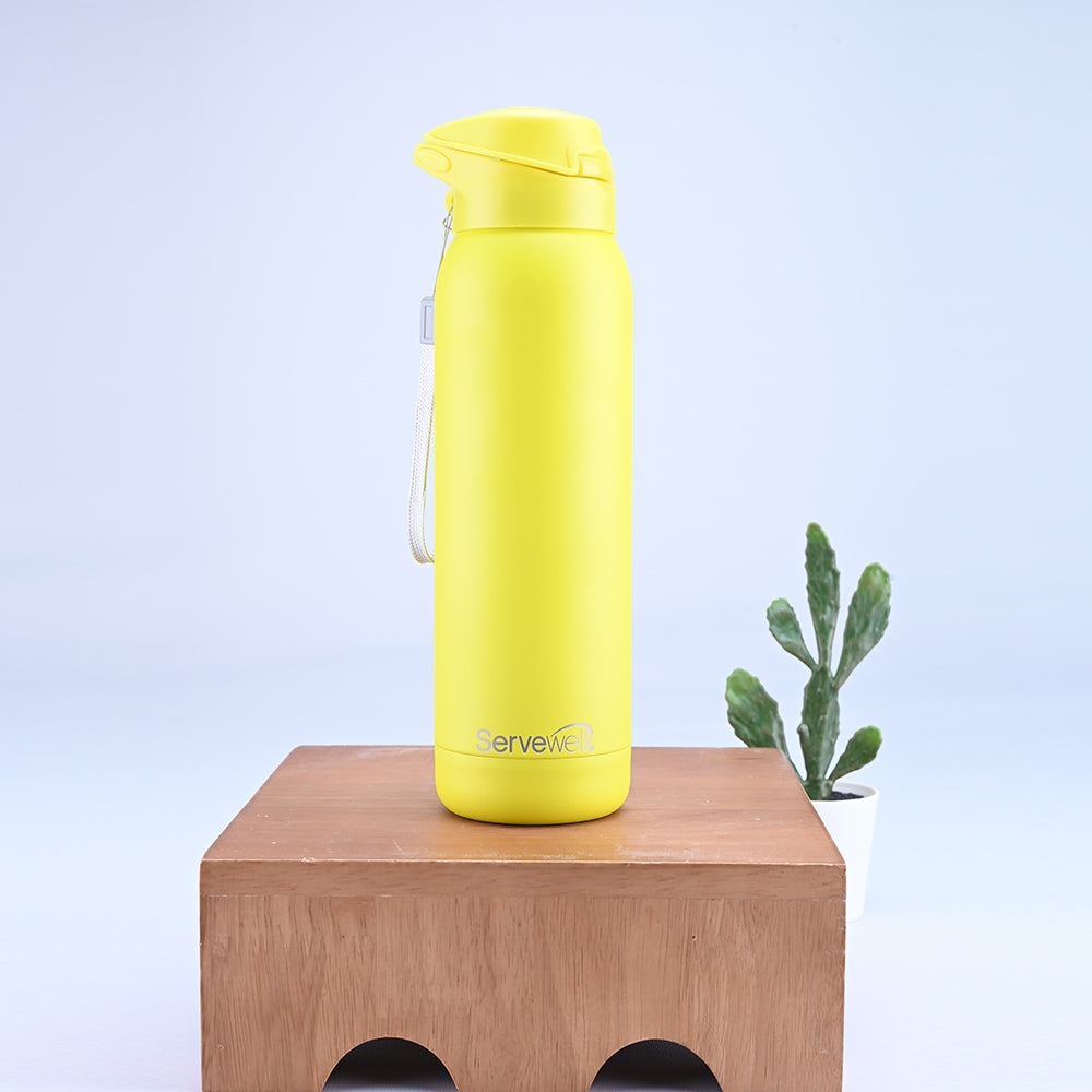 Crane SS Vacuum Bottle - Lemon Yellow