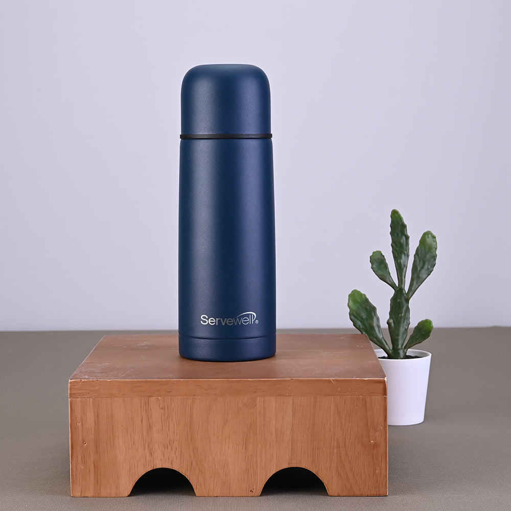 Giraffe SS Vacuum Flask 350 ml - Navy Blue