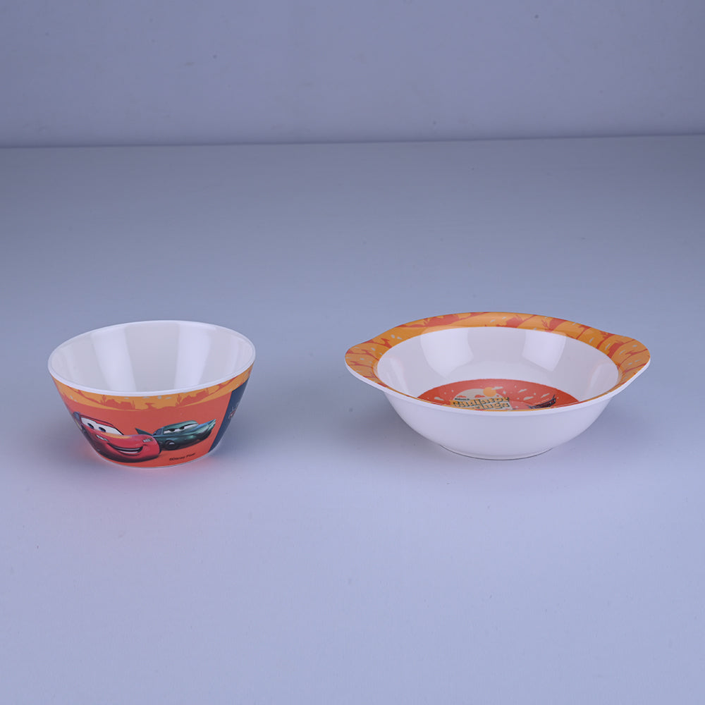 2 pc Bowl Cone & Handle Set - Cars