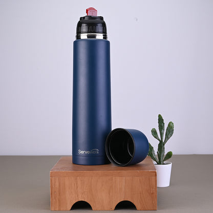 Giraffe SS Vacuum Flask 750 ml - Navy Blue