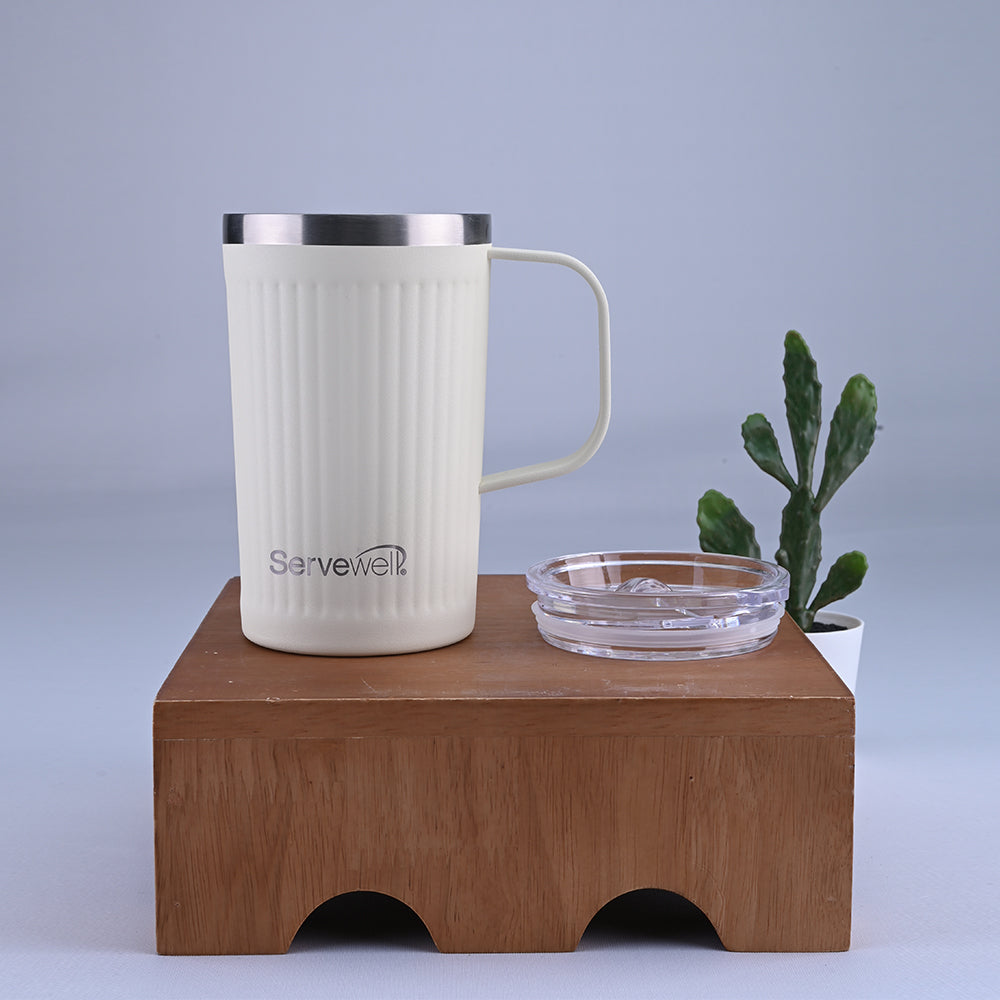 Bolt SS Vacuum Mug 450 ml - Ivory