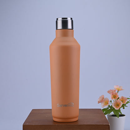 Alaska Single Wall Bottle - Pastel Orange