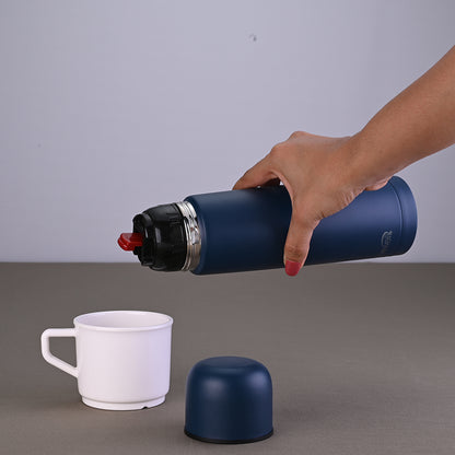 Giraffe SS Vacuum Flask 750 ml - Navy Blue