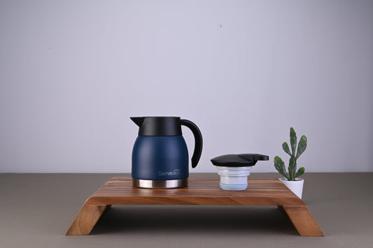 Heron SS Vacuum Jug - Navy Blue