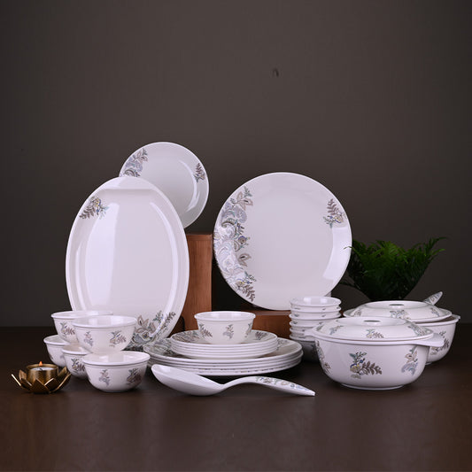 31pc Dinner Set: Flourish